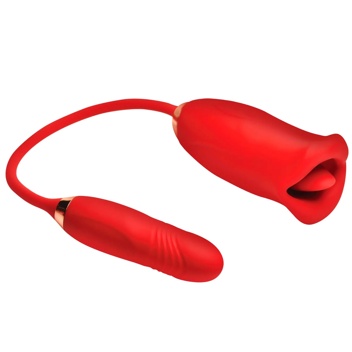 LICKGASM Magic Kiss Clitoral Stimulator w/Thrusting Vibrator Groove LICKGASM Magic Kiss Clitoral Stimulator w/Thrusting Vibrator Groove