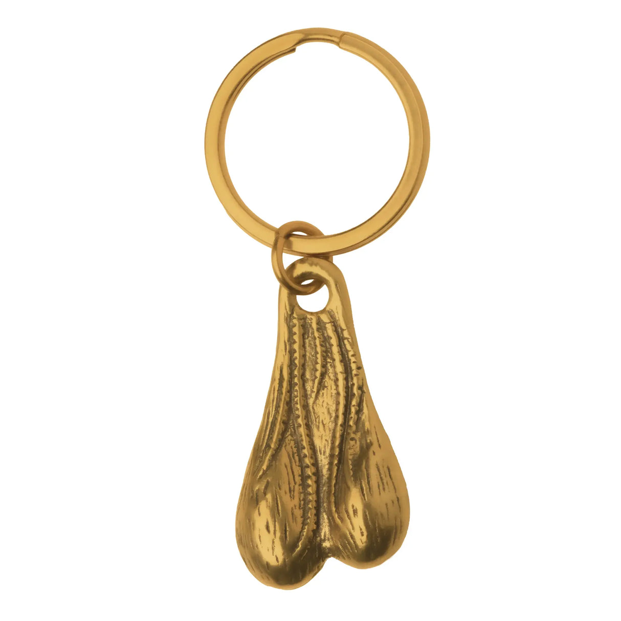 Brass Balls Keychain