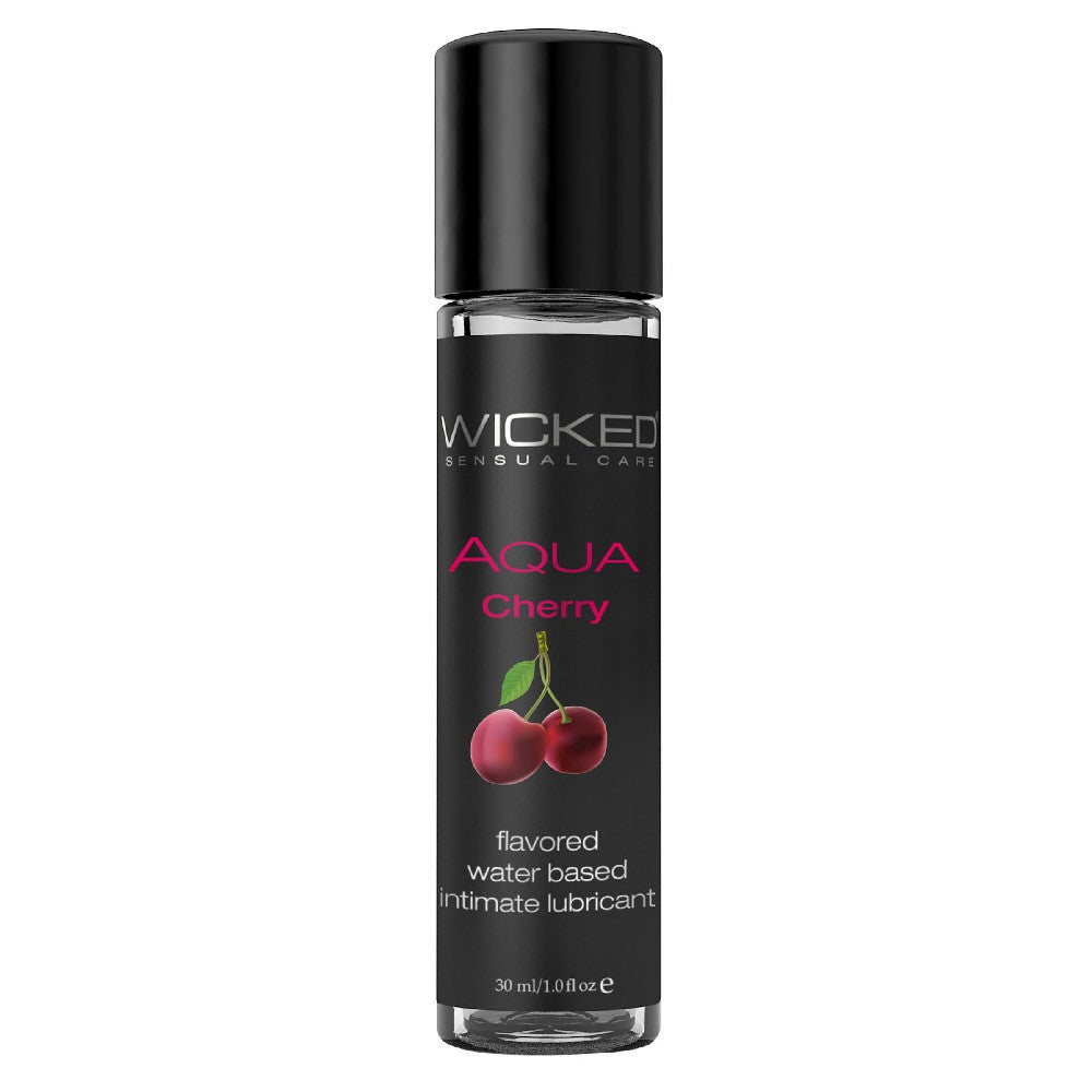 Wicked Aqua Cherry Water-Based Lubricant 1 Oz