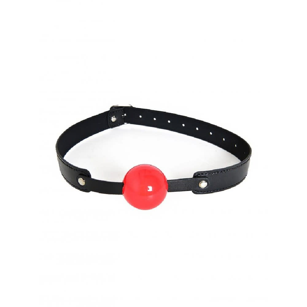 Sex And Mischief Solid Red Ball Gag 2 Inch