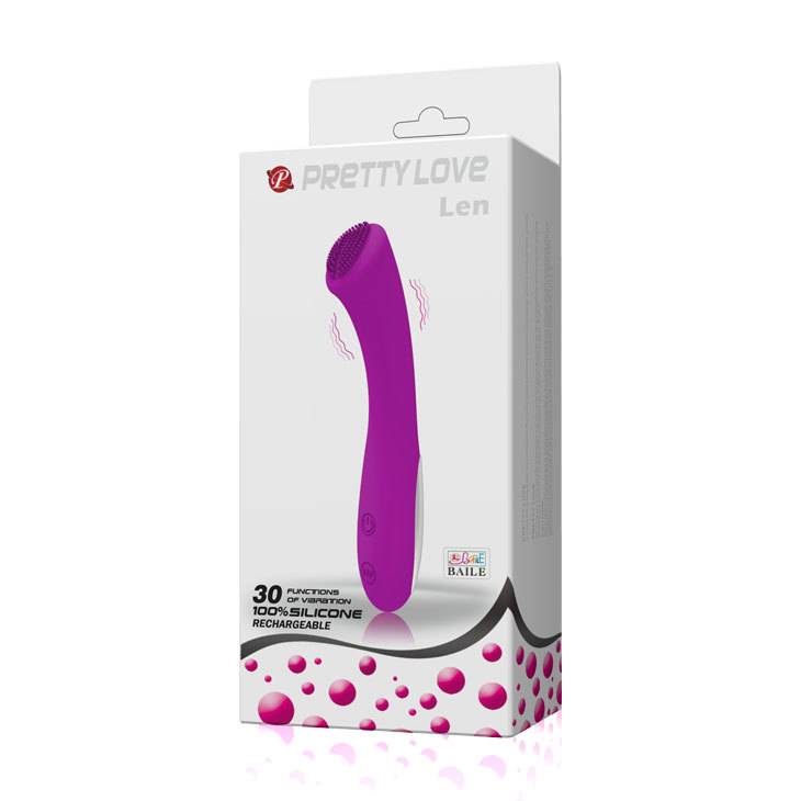 Len Rechargeable Wand - 30 Function Purple