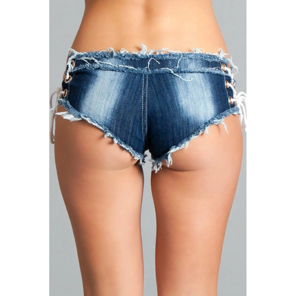 Strings Attached Denim Shorts