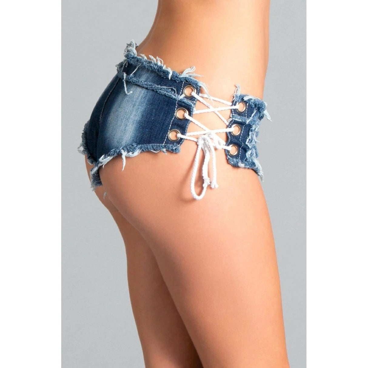 Strings Attached Denim Shorts