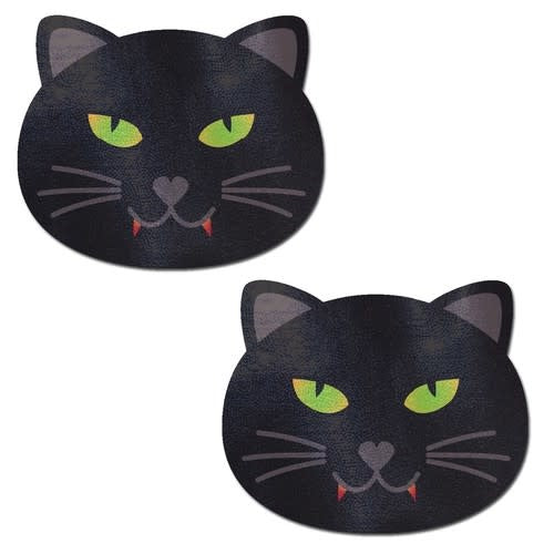 Black Halloween Vampire Cat Pasties