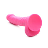 7" Silicone Dildo with Balls