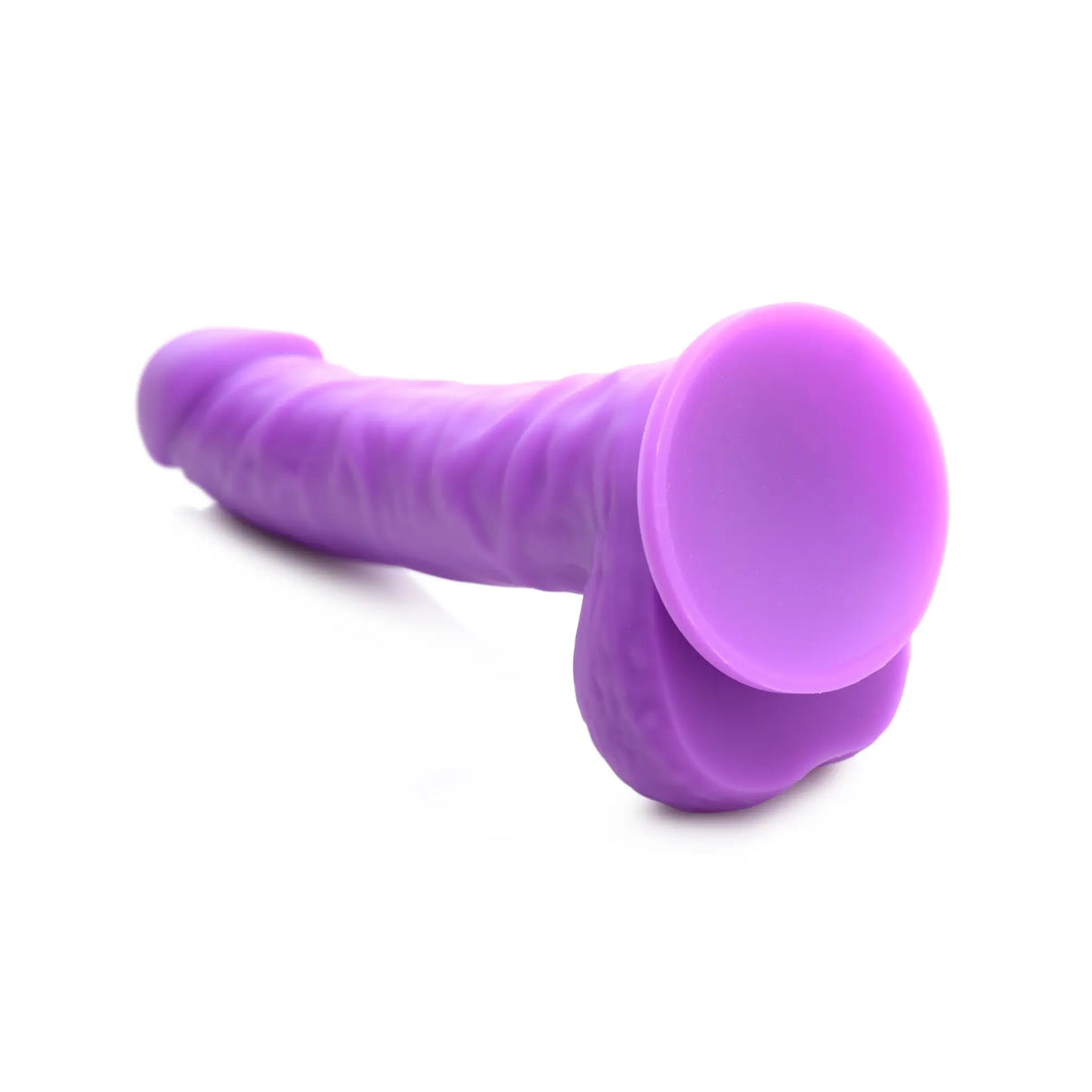 7" Silicone Dildo with Balls