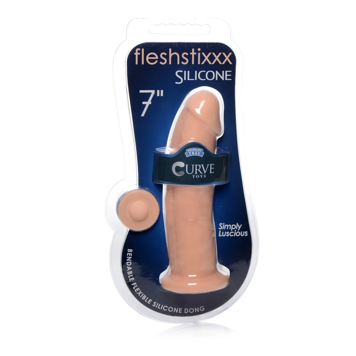 Fleshstixxx 7 Inch Silicone Dildo