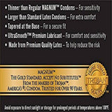 Trojan Magnum Thin Condom 12-pack Groove Trojan Magnum Thin Condom 12-pack Groove