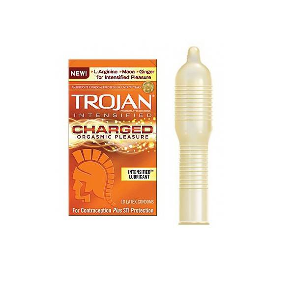 Trojan Intensified Charge Condom 3-pack