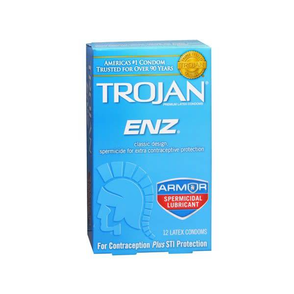 ENZ Spermicidal Condom 12-pack