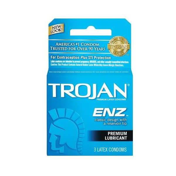 Trojan ENZ Lubricated Condom 3-pack