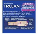 Trojan Double Ecstasy  Condoms - 10 Pack