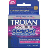 Double Ecstasy  Condoms - 3 Pack