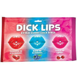 Dick Lips Edible Gummy Cock Rings 3 Pack