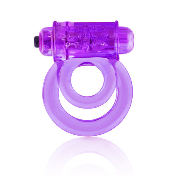 Double O 6 Vibrating Double Cock Ring (Assorted)