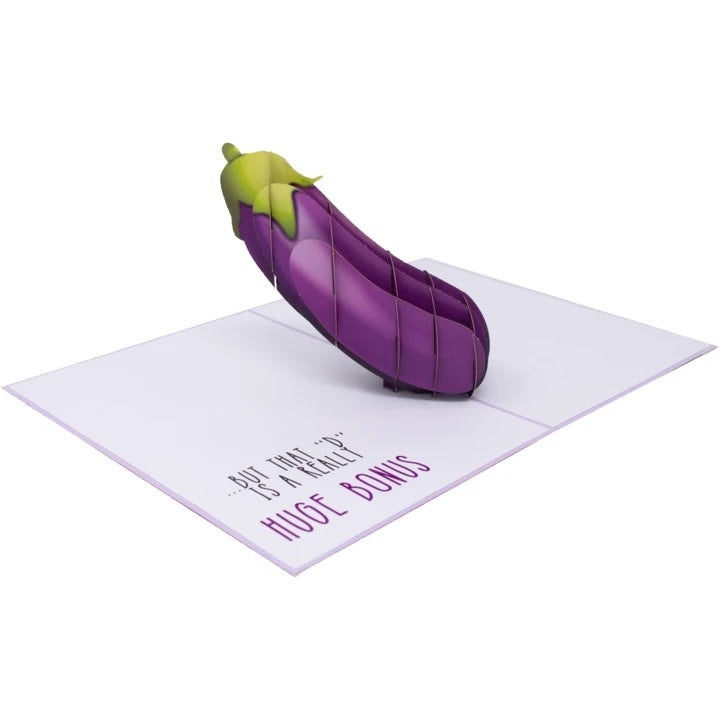 Eggplant Emoji Card