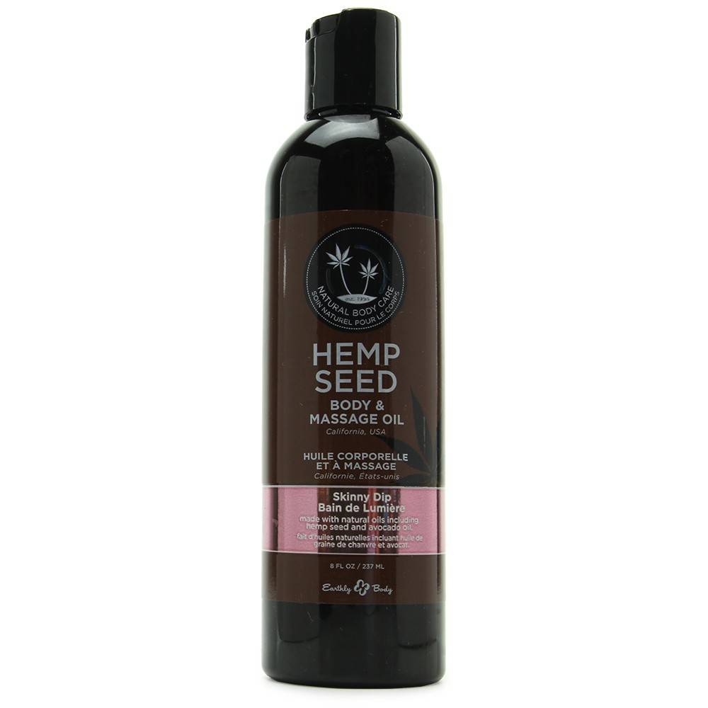 Skinny Dip Hemp Seed Body And Massage Oil - 8 oz.