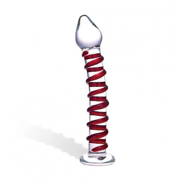 Mr. Swirly Glass Dildo