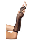 Triangle Net Fingerless Gloves