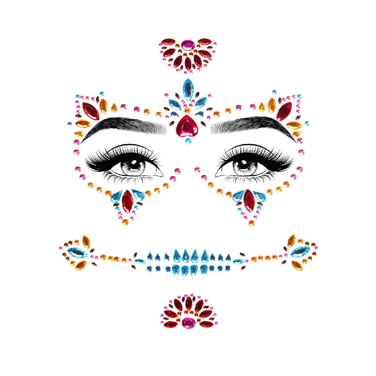 Day of the Dead Face Jewels