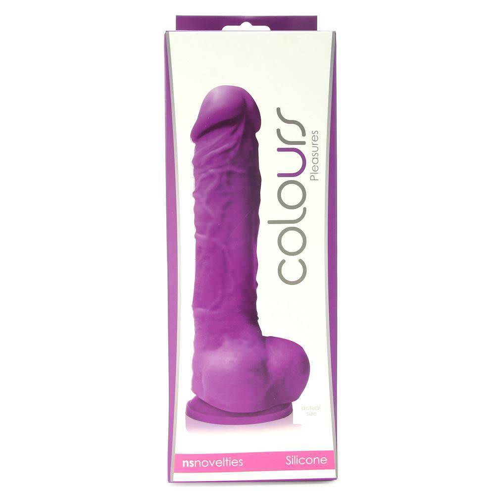 Colours Pleasures 5 inch Dildo - Purple