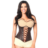 Ren Faire Faux Leather Corset