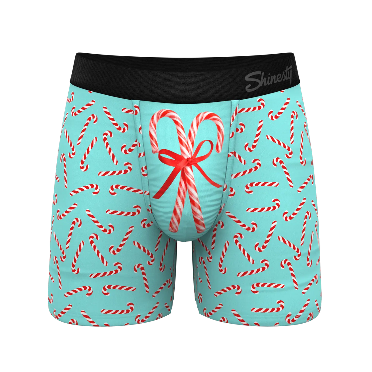 Peppermint Cane Pouch Boxer Brief