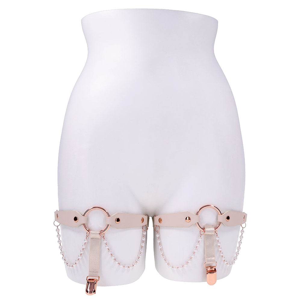 Peaches 'N Creame Pearl Garters