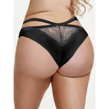 Natasha Strappy Lace and Mesh Cheeky Panty - Curvy