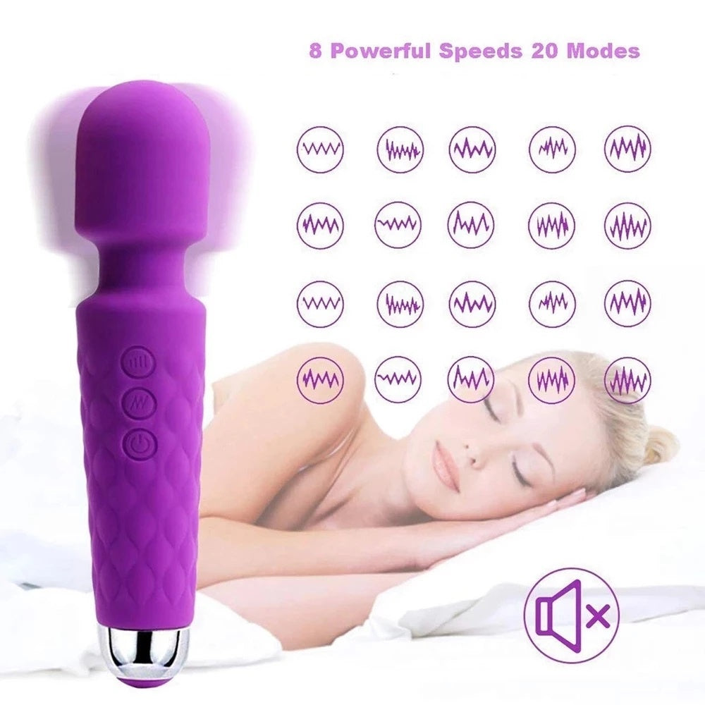 Hotti Rechargeable Multi-Speed Vibrating Wand