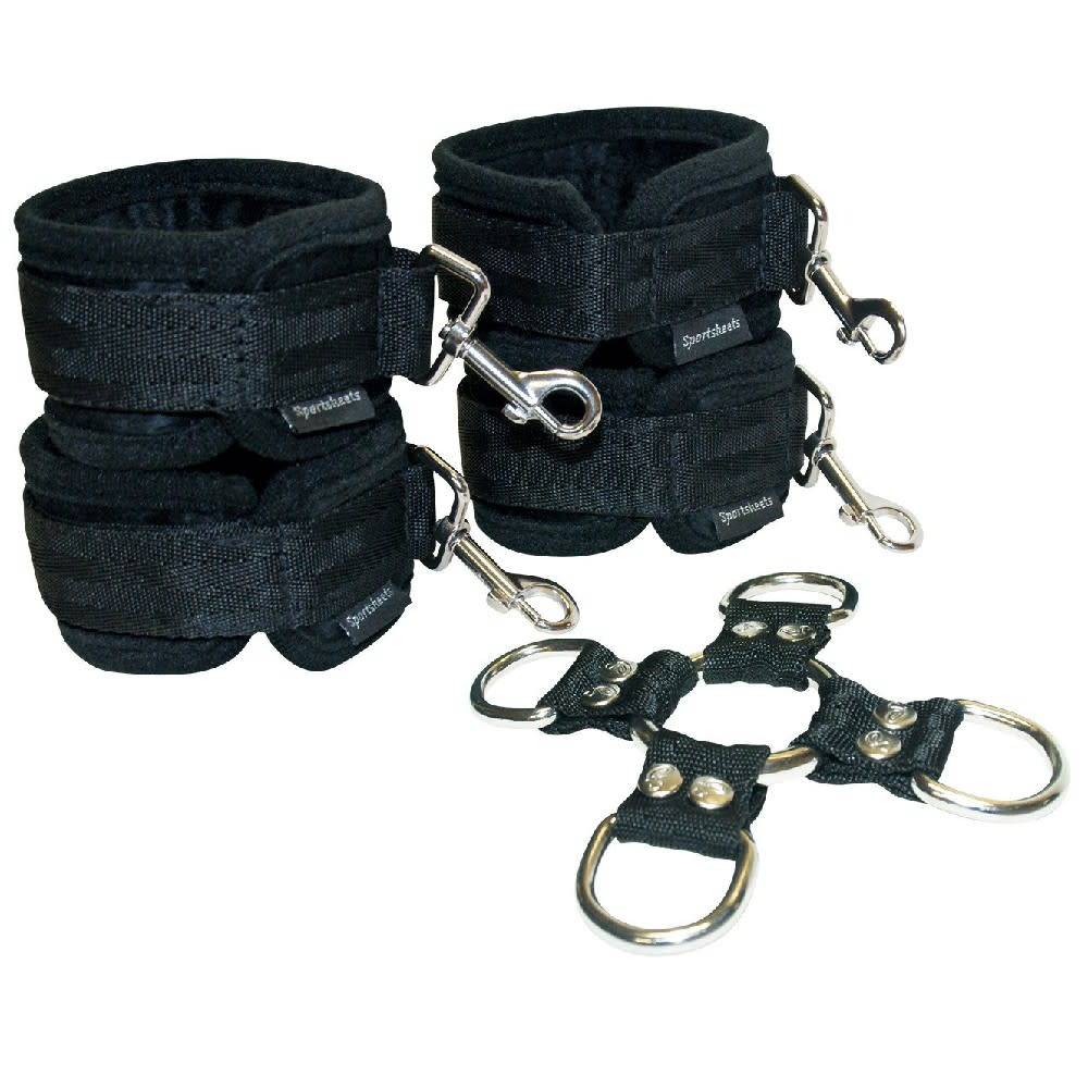 5 Piece Hog Tie and Cuff Set