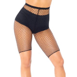 Fishnet Biker Shorts - Curvy