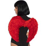 Marabou Trimmed Red Devil Wings