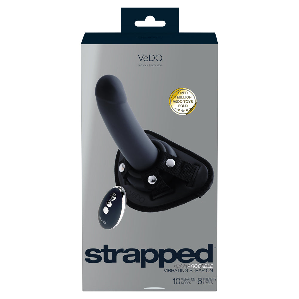 Vedo Strapped Rechargeable Vibrating Strap On