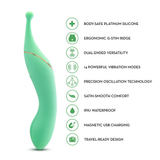 Stella Dual Stim Vibrator - Green