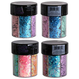 Mixed Color Metallic Chunky or Round Body Glitter