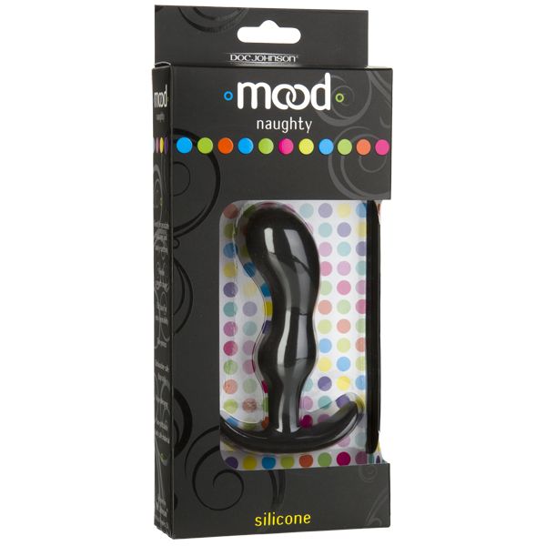 Mood Naughty 2 Silicone Anal Plug Medium Black