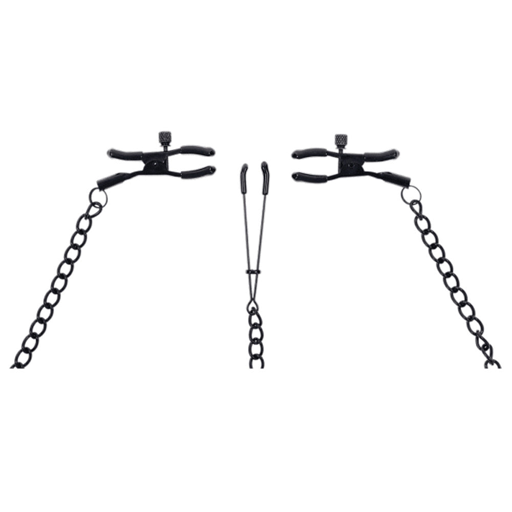 Nipple And Clit Clamp Chain Set