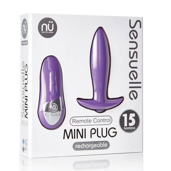 Remote Control Rechargeable Mini Butt Plug