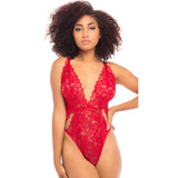 Ruby Lace Cutout Teddy