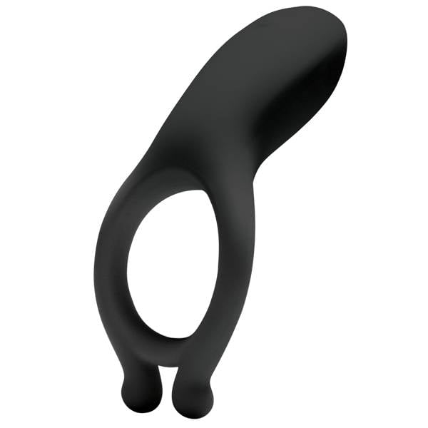 Optimale Rechargeable Vibrating Silicone C Ring - Black