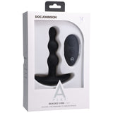 A-Play Beaded Vibrating Plug - Black
