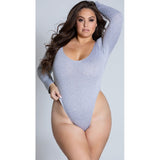 Cozy Long Sleeved Bodysuit - Curvy