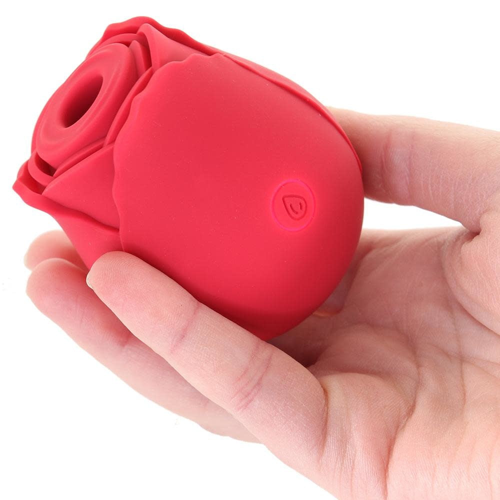 Rose Suction Vibrator Red