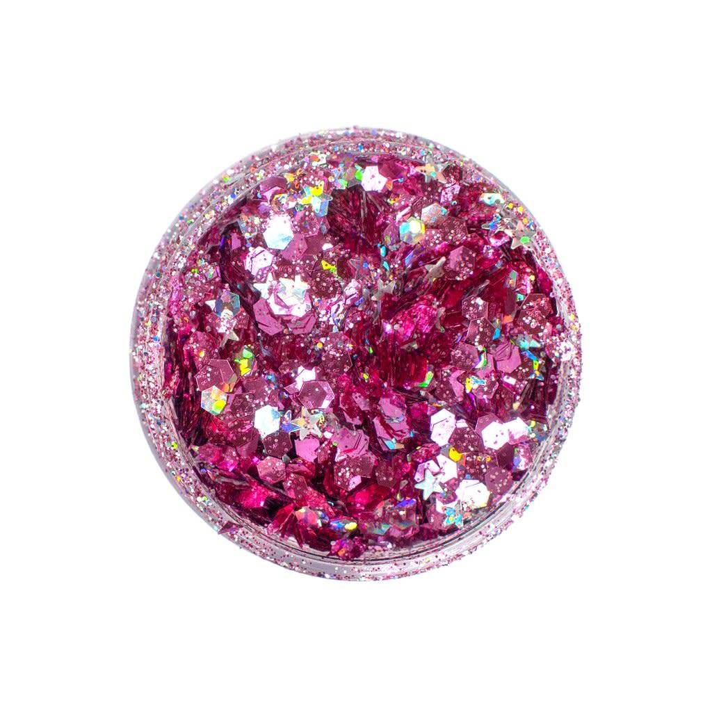 Pink Rozu Biodegradable Body Glitter