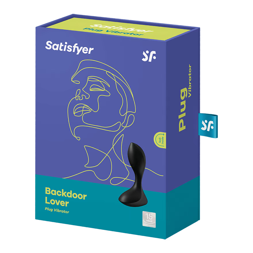 Backdoor Lover Prostate Vibrator Black