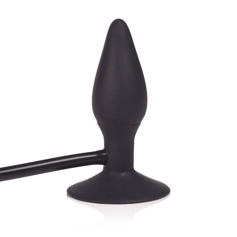 Colt Medium Pumper Plug Silicone Inflatable Butt Plug Black