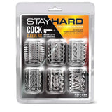 Stay Hard Cock Sleeve Kit of Six - Clear