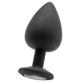 Silicone Diamond Plug Black - Small