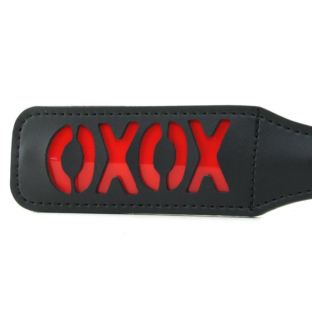 Sex and Mischief XOXO Paddle  - Black